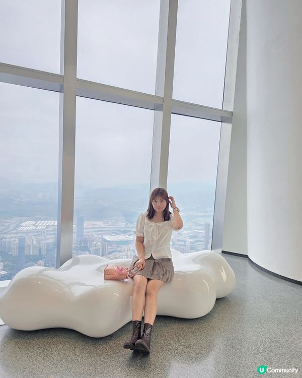 深圳平安金融中心雲際觀光層☁547.6米全透明觀景