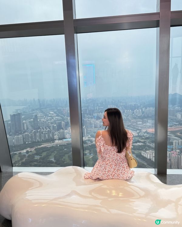 深圳打卡新地標！🏙️ 雲際觀光層超正！📸