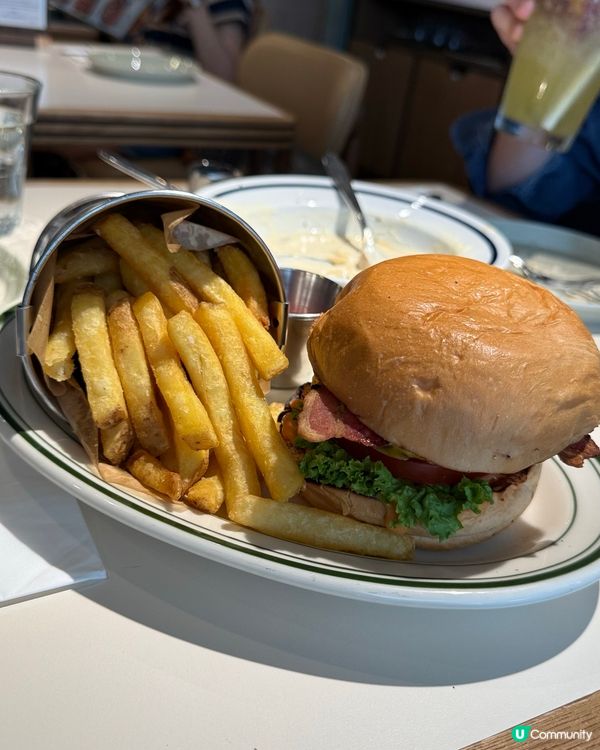 安格斯煙肉漢堡🍔！卡邦尼意粉🍝，正呀！😋