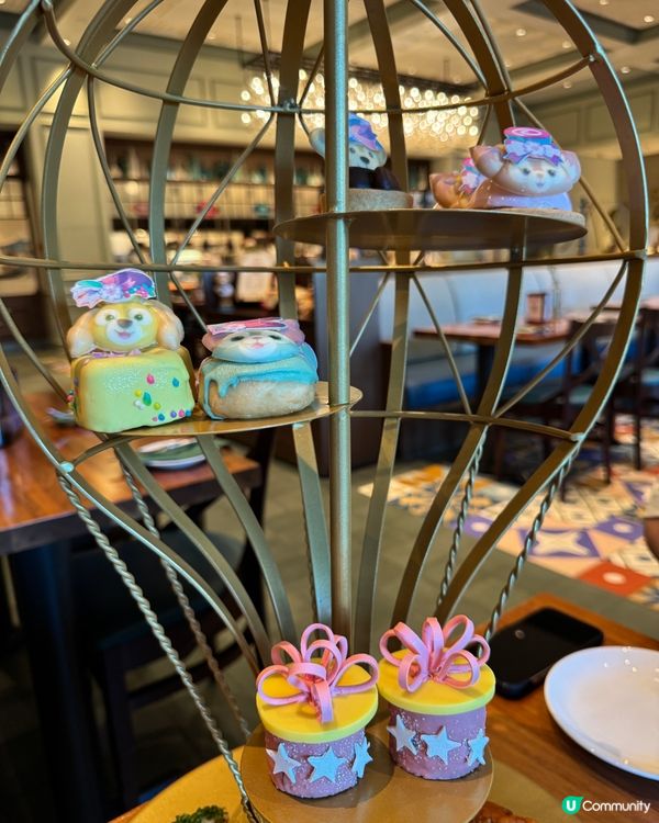 迪士尼探索家酒店熱氣球tea set🍹🧁🍰😍😍