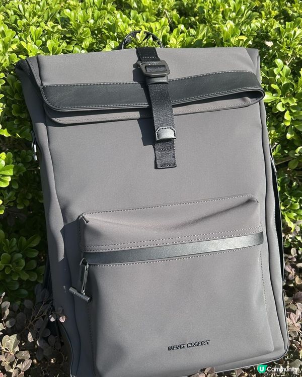 🎒開箱｜Nayo Smart Herman H6 Half-Roll Top Backpack｜多功能收納背包｜優惠碼🛍️LEO10
