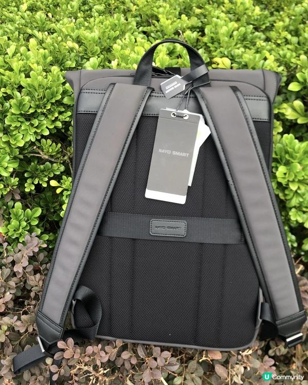 🎒開箱｜Nayo Smart Herman H6 Half-Roll Top Backpack｜多功能收納背包｜優惠碼🛍️LEO10
