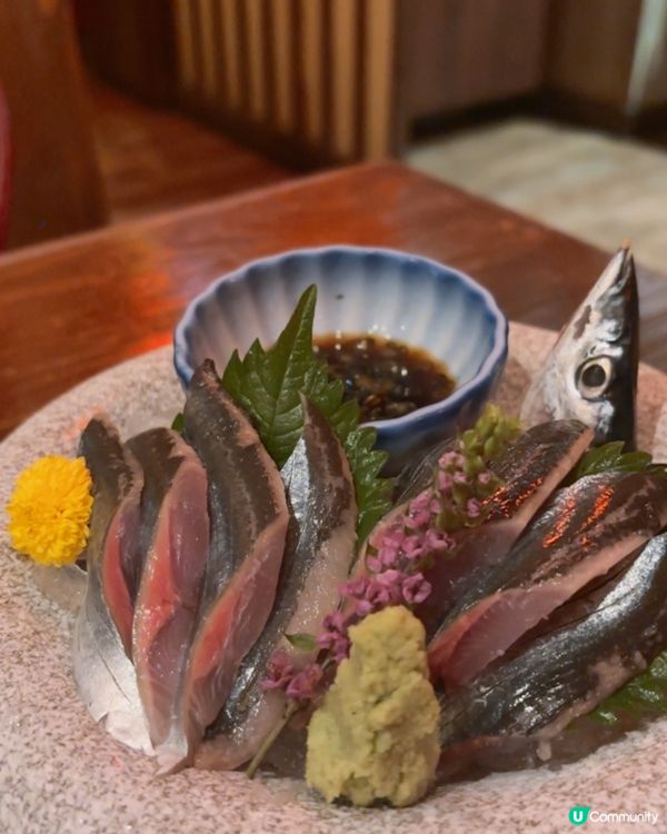 期間限定德島美食祭🎏肥美秋刀魚刺身🍴🤤