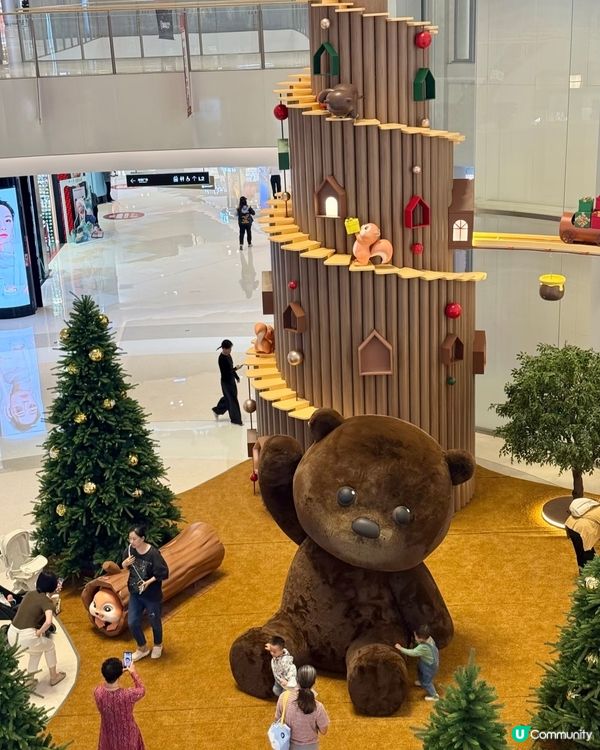 海岸城聖誕裝飾🎄！松鼠仔勁可愛🐿️！打卡📸！