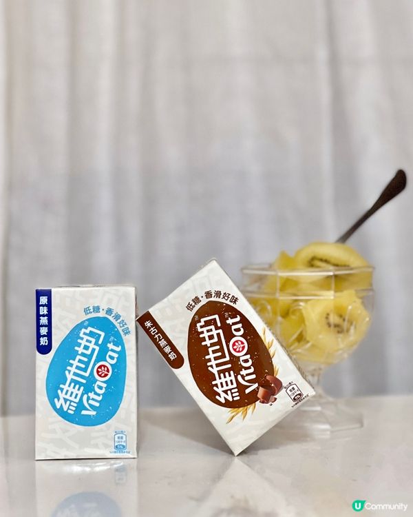 水果杯+燕麥奶·輕盈又健康