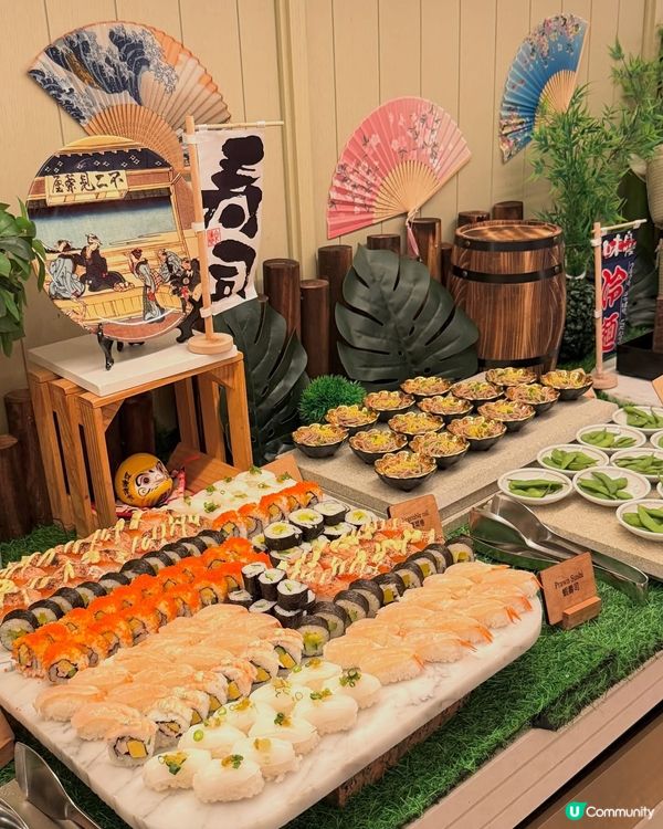 香港富麗敦海洋公園酒店日本秋祭自助餐 🍣🥢！