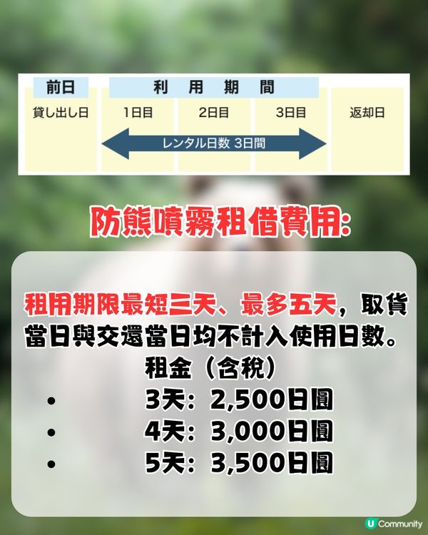 日本熊害！Mont-bell推出防熊噴霧！附租借方法+使用方法