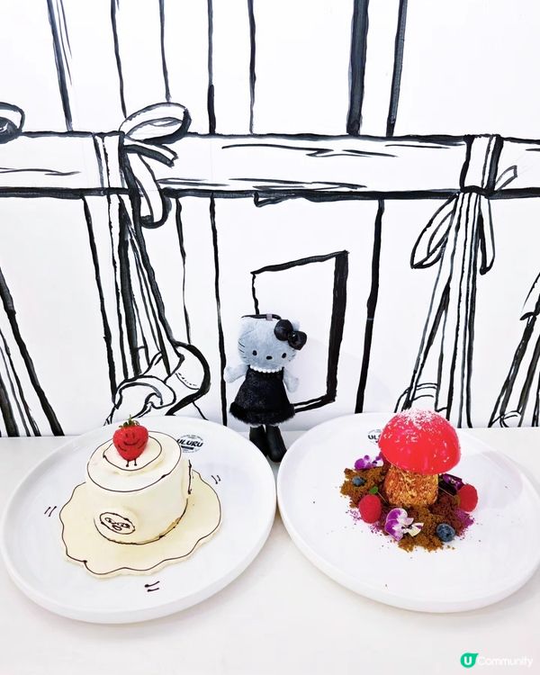 黑白打卡cafe📸！大澳蝦醬意粉勁惹味😋！