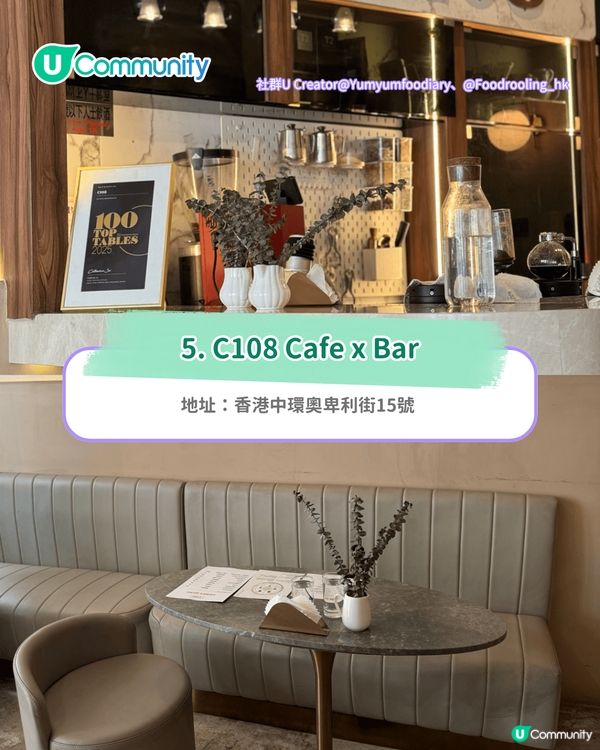 【香港Cafe】中上環8間打卡cafe推介 高性價比/懷舊風/日系清新/海景主題