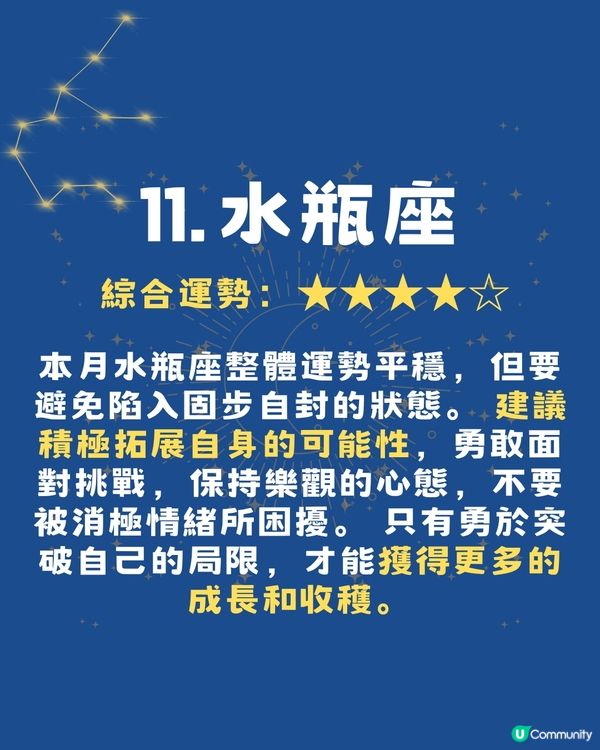 2025年11月12星座整體運勢預測‼️