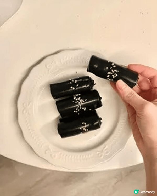 養生甜品之選-芝麻菲林卷