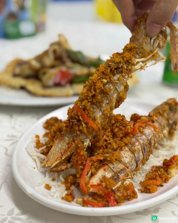 棠記海鮮🤤必食豉椒炒聖子煎米粉😋