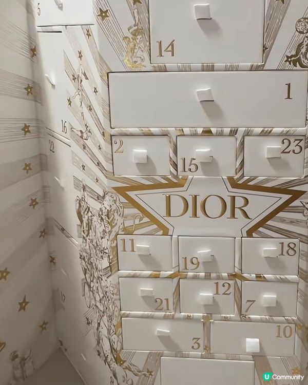 Dior聖誕日曆拆箱分享