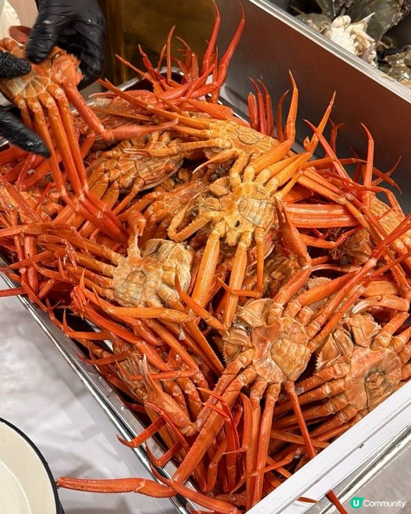 尖沙咀自助餐🤤海鮮控必去！韓國直送紅蟹任食！🦀🍣😋