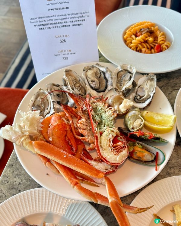 即開生蠔､龍蝦､蟹腳 週末海鮮早午自助餐🦪🦀🦞