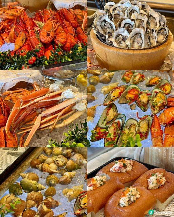 即開生蠔､龍蝦､蟹腳 週末海鮮早午自助餐🦪🦀🦞