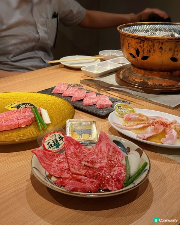 炭火燒肉🤤！沖繩和牛阿古豬🔥