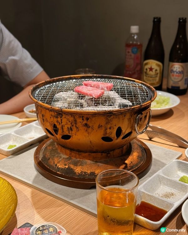 炭火燒肉🤤！沖繩和牛阿古豬🔥