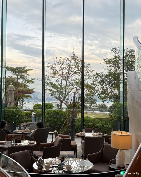 CP值高 酒店奢華魚子醬下午茶 🥳 落地大玻璃海景超靚