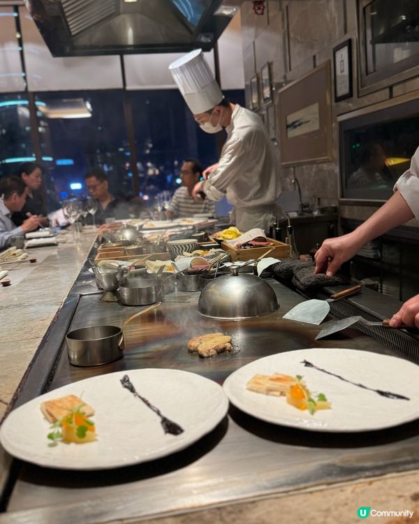 好有誠意既鐵板燒 鵝肝和牛鮑魚海膽都有