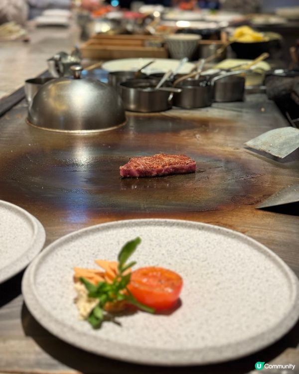 好有誠意既鐵板燒 鵝肝和牛鮑魚海膽都有