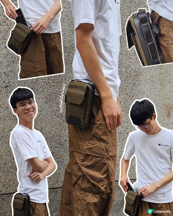 #型男必備的多功能手機袋 #AlpakaModularSlingV2多功能手機袋
