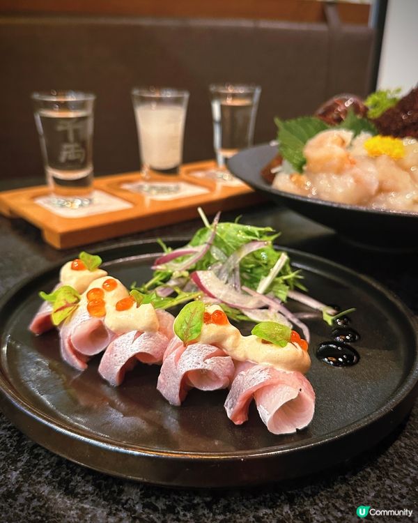 千両冬日限定！🦞龍蝦二食+大拖羅魚子醬+清酒搭配!