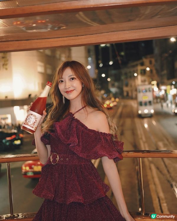 電車夜景 x 愛媛清酒！🥂 櫻姬酵母超正！😋