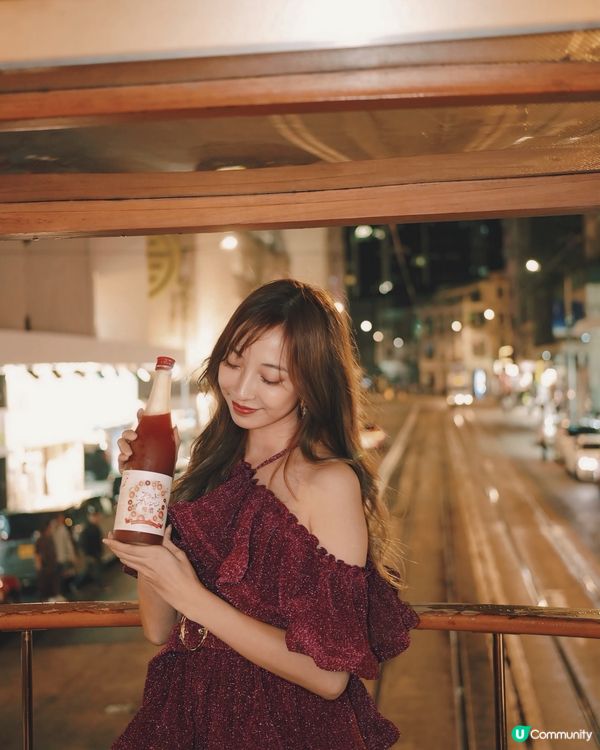 電車夜景 x 愛媛清酒！🥂 櫻姬酵母超正！😋