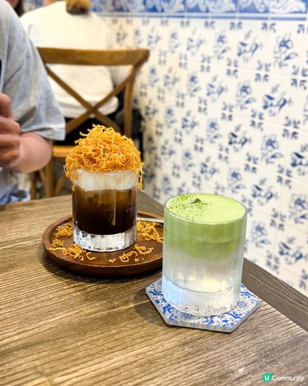 香港｜元朗藍白色葡萄牙風Cafe 💙🤍