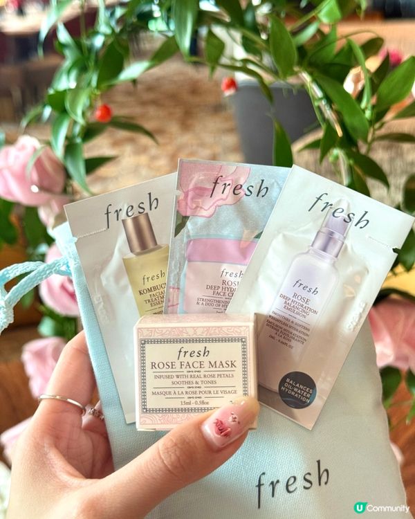 🌿茶園 x 護膚品牌 Fresh🌸期間限定玫瑰花下午茶🌹