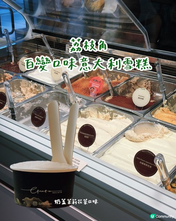 😋荔枝角百變口味意大利雪糕🍨