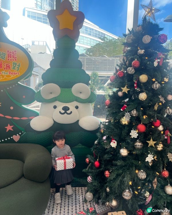 如心廣場聖誕打卡攻略！8米巨熊萌爆🐻📸
