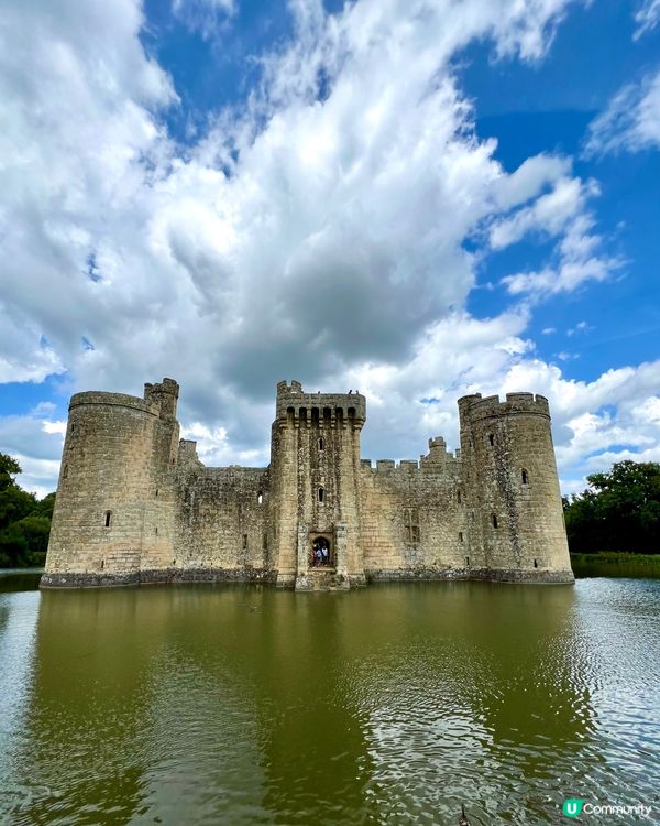 『英國』遊走中世紀水上城堡｜Bodiam Castle