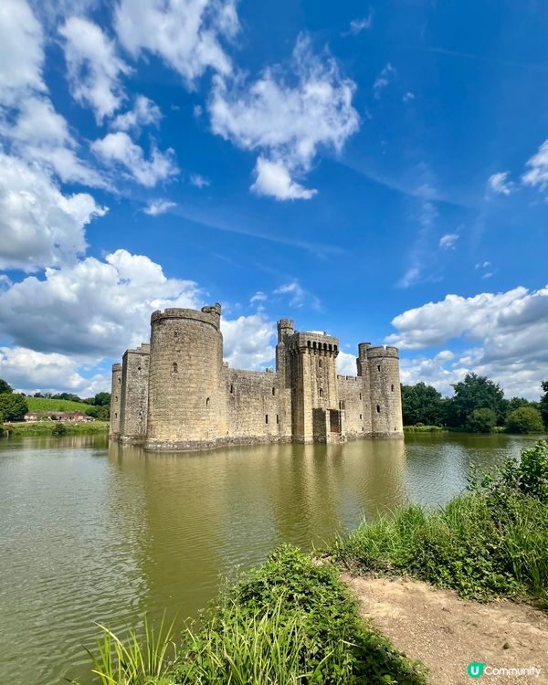 『英國』遊走中世紀水上城堡｜Bodiam Castle