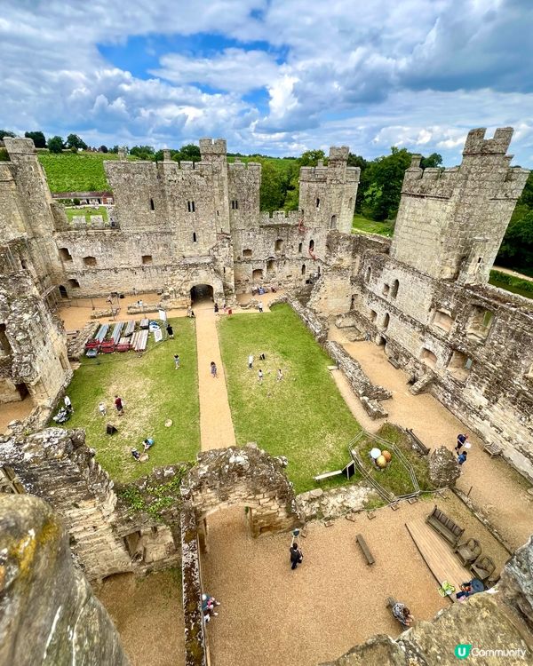 『英國』遊走中世紀水上城堡｜Bodiam Castle