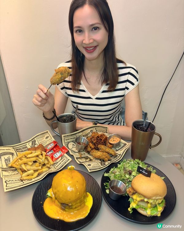 熔金爆芝漢堡🤤！尖咀搵食記！🍔