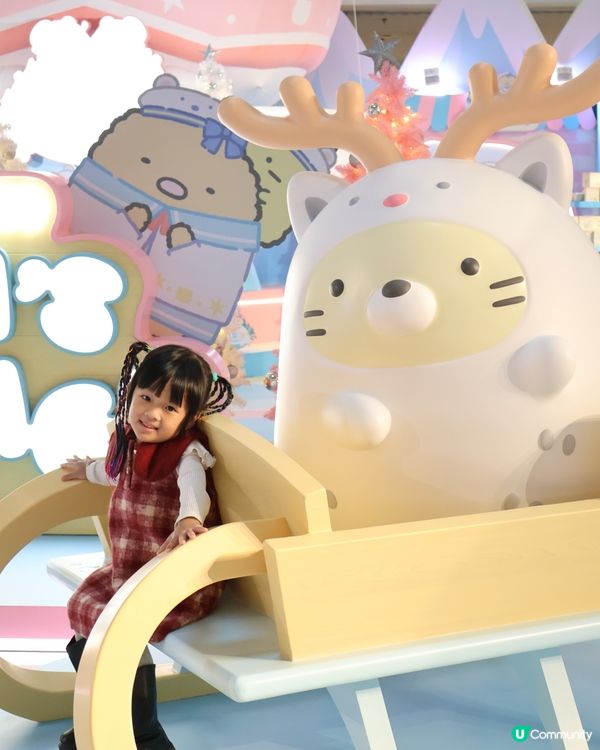 荷里活廣場❄️角落小夥伴☃️睇雪景！