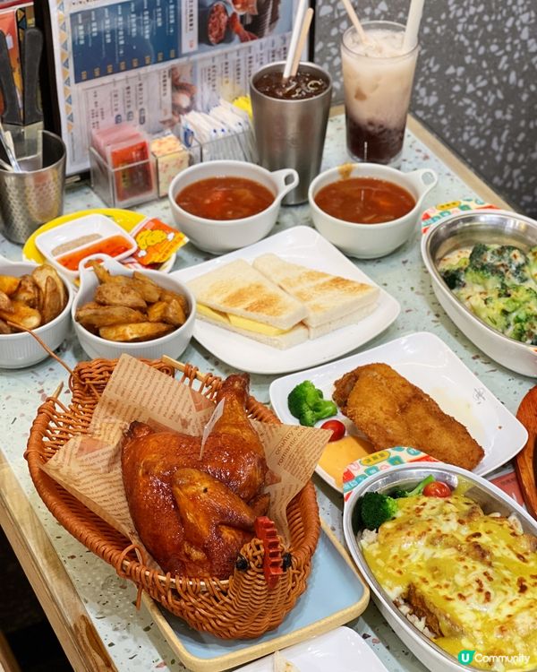 長沙灣冰室推介！炸雞二人餐🍗😋 抵食！