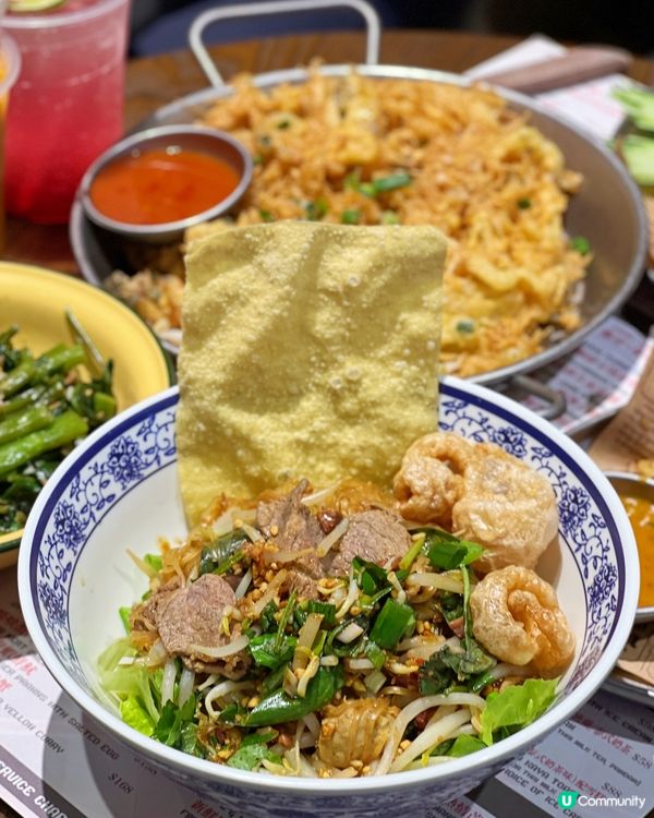 慢煮和牛撈麵🍜！尖咀泰國菜🇹🇭，正宗到爆！😋