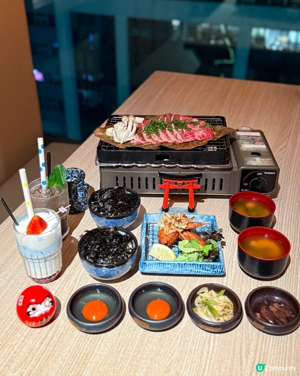 香港｜超震撼火焰盲盒生日蛋糕🎂達摩主題日式餐廳🎌