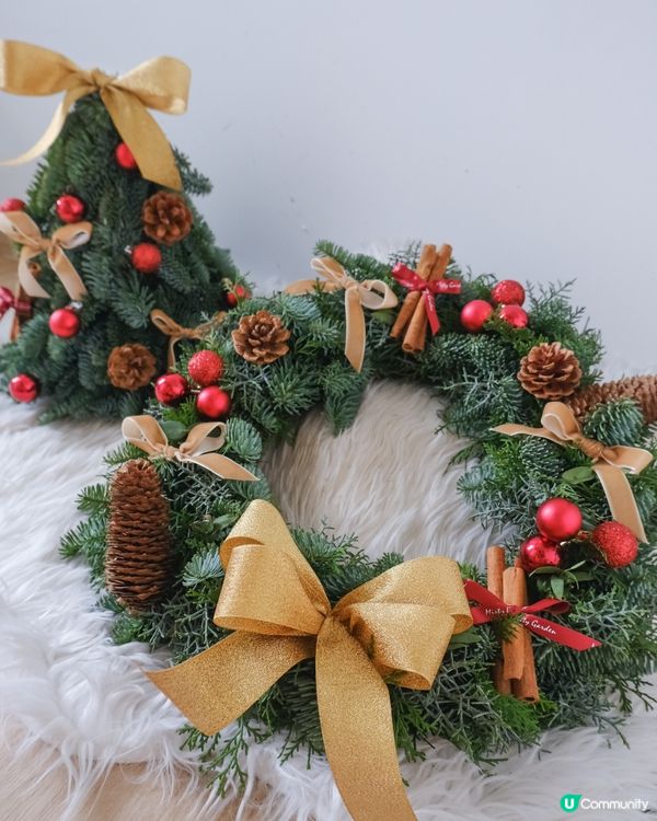 【Misty Garden】 2025聖誕花環與迷你聖誕樹