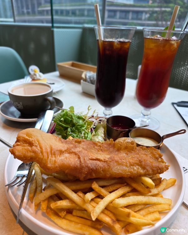 西餐pizza x 炸魚薯條