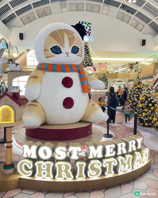 香港馬鞍山mofusand 聖誕展覽