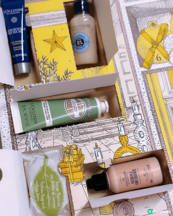 開箱L'OCCITANE限量聖誕倒數日曆！