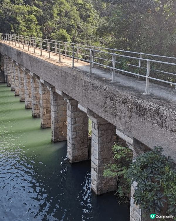 水務署舉辦了導賞團我参與了大潭水糖在那兒步行了一個半小時不過...