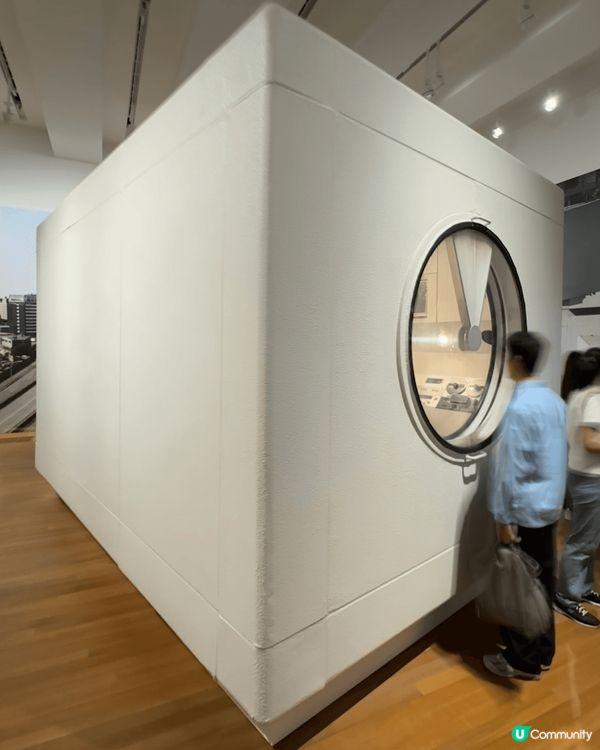 西九文化區的M+博物館，展示了館內現代感十足的建築設計。多層...