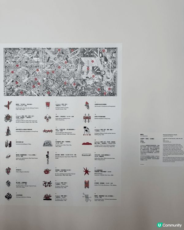 西九文化區的M+博物館，展示了館內現代感十足的建築設計。多層...