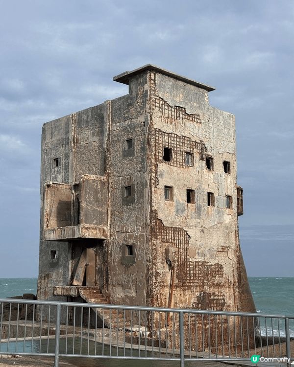 汕尾熱門打卡景點-海上古堡，附近海邊很寫意，舒服的海風，仲有...