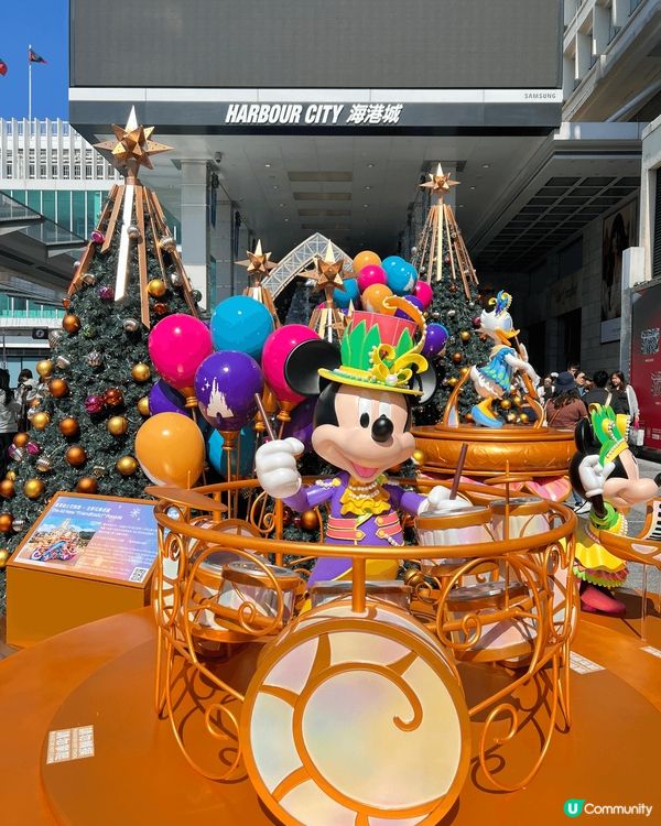 呢幾日去咗尖沙咀海港城睇最新2025年嘅聖誕佈置，今年同迪士...